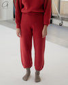 BASERANGE Recycled Wool Pants Portugal BAS-TRME-RW-WI24-HONG Red